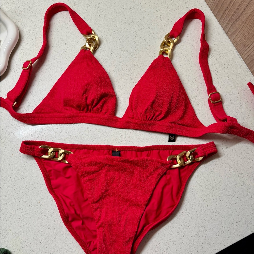 Vix Paula Hermanny Swim Set in RED